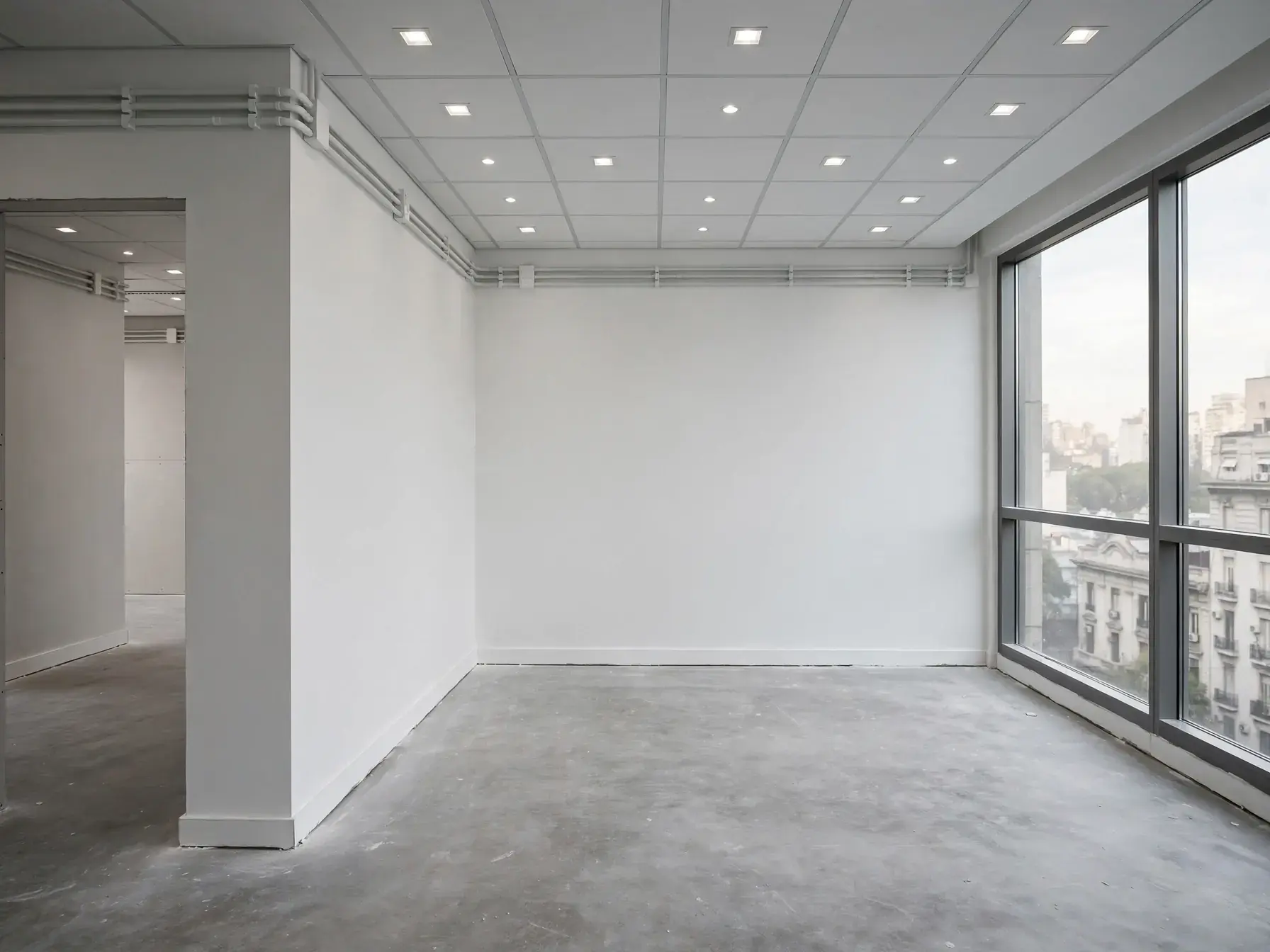 Remodelación de local comercial con durlock y electricidad completa, trabajo de Albarenas